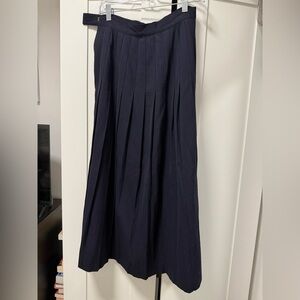 Vintage wool pleated skirt